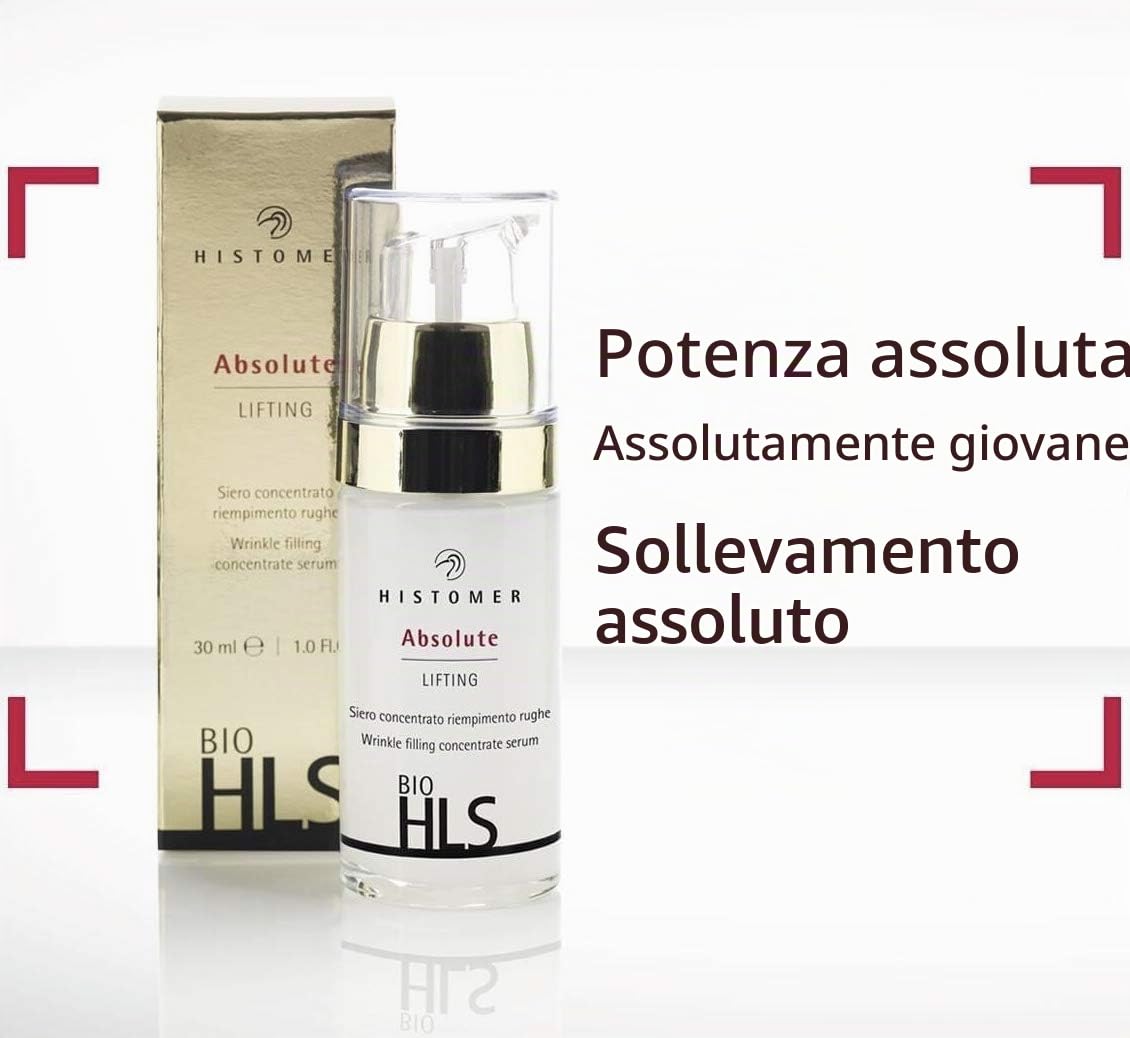 Histomer Siero Lifting Istantaneo Viso Bio HLS Absolute - 30 ml | Siero Concentrato Anti-Età Rimpolpante e Stirante Rughe d'Espressione, Complesso Attivo Botox-Aloe