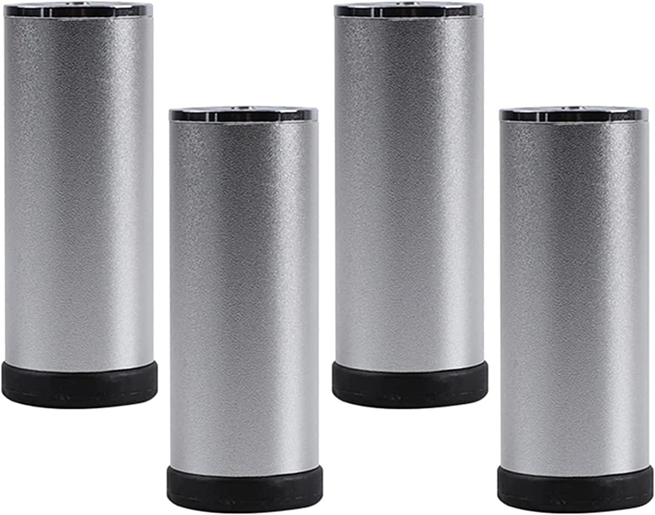 Furniture Leg Set, Feet Adjustable,4 Pcs Aluminum
