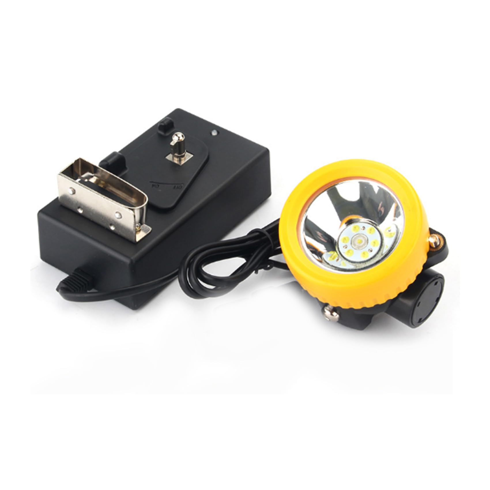 HENGJINGTR Rechargeable LED Miner Headlamp Safety Helmet Lamp + Mining Headlight Anti-Explosion Coal Miners Hard Hat Searchlight for Camping Hiking