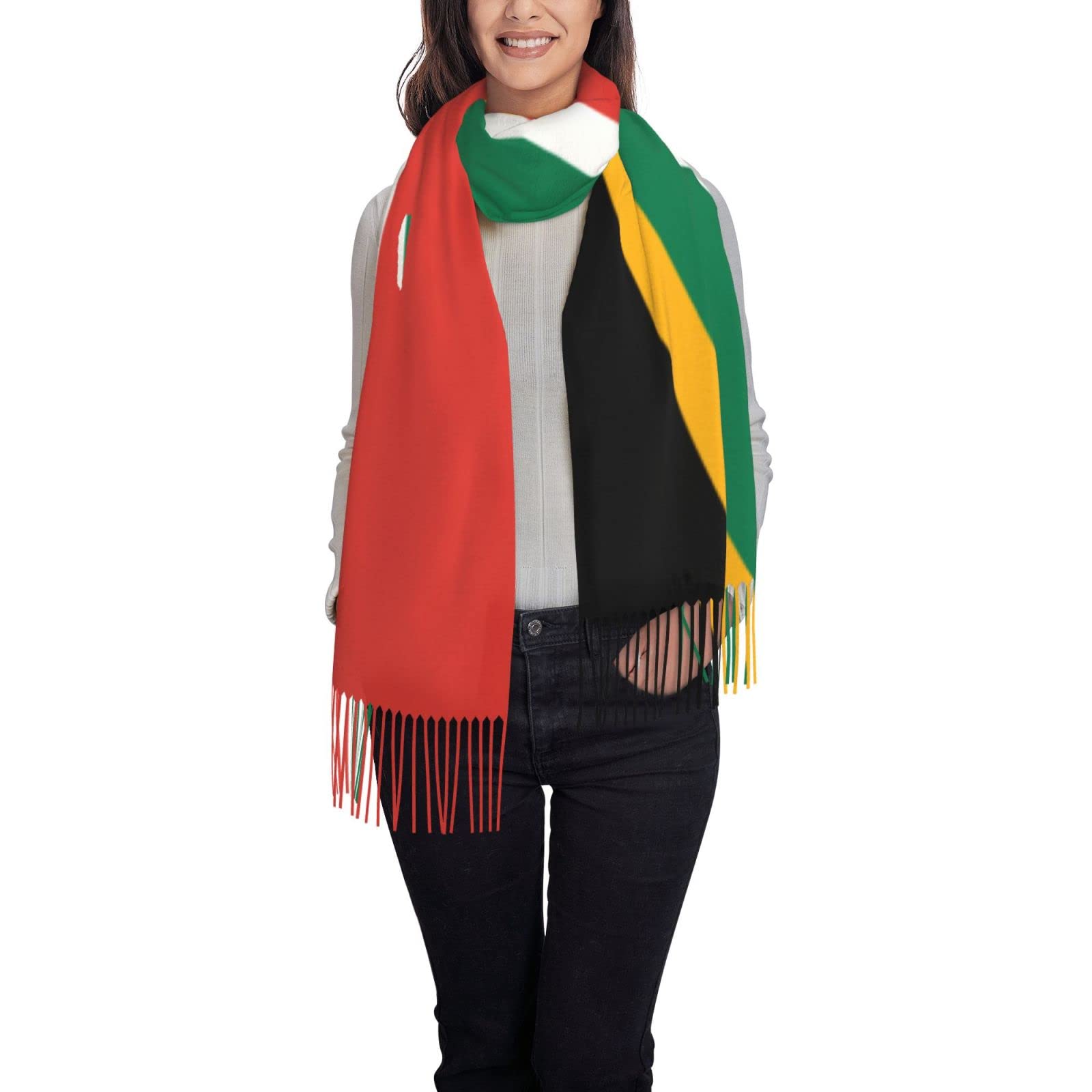 OZLOYFMJL Flag of South Africa Scarf for Women and Men Winter Warm Scarves Large Shawl Wrap Shawl Gifts