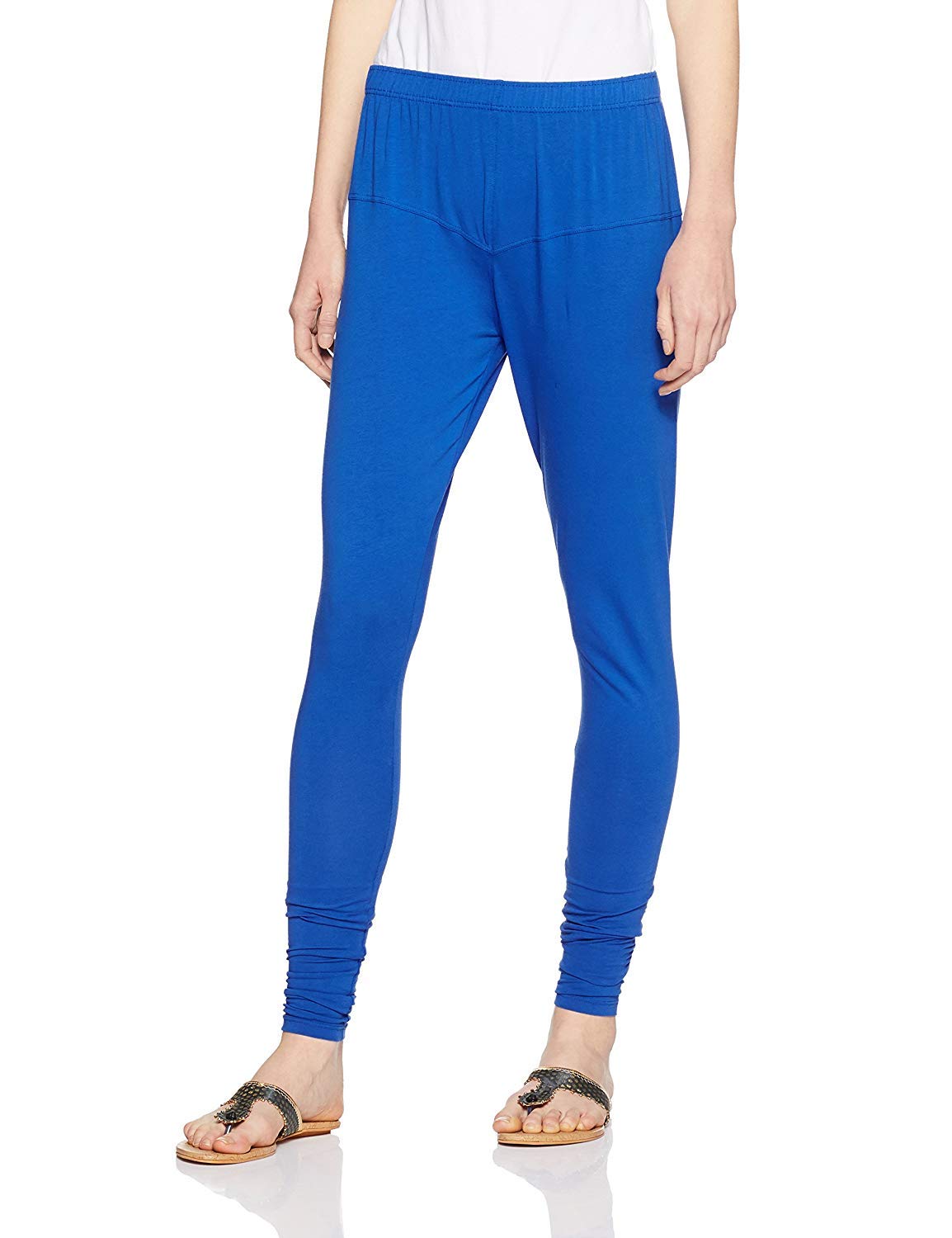 lux lyra Women's Slim Fit Ink Blue Leggings Free Size-picture-51