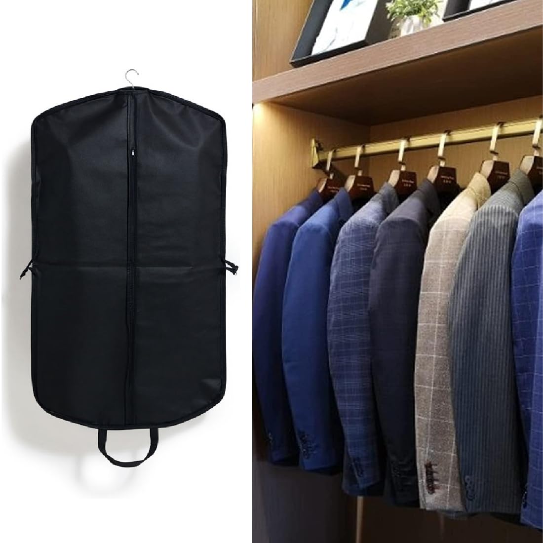 Bolso De Almacenamiento Para Ropa, Cubre Trajes Y Abrigos, A Prueba De Polvo, Ideal Para Viajes