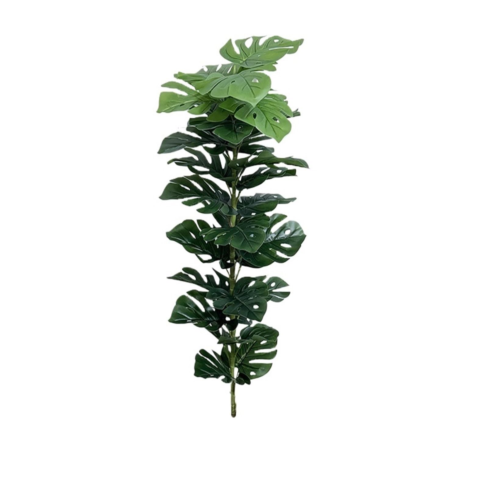 Künstliche Tannenzweige 70-150 cm Künstlicher Monstera-Baum, Gefälschte Palmenpflanzen, Plastikschildkrötenblätter, Tropische Landschaftspflanzen for Hausgarten-Shop-Dekor(150cm)