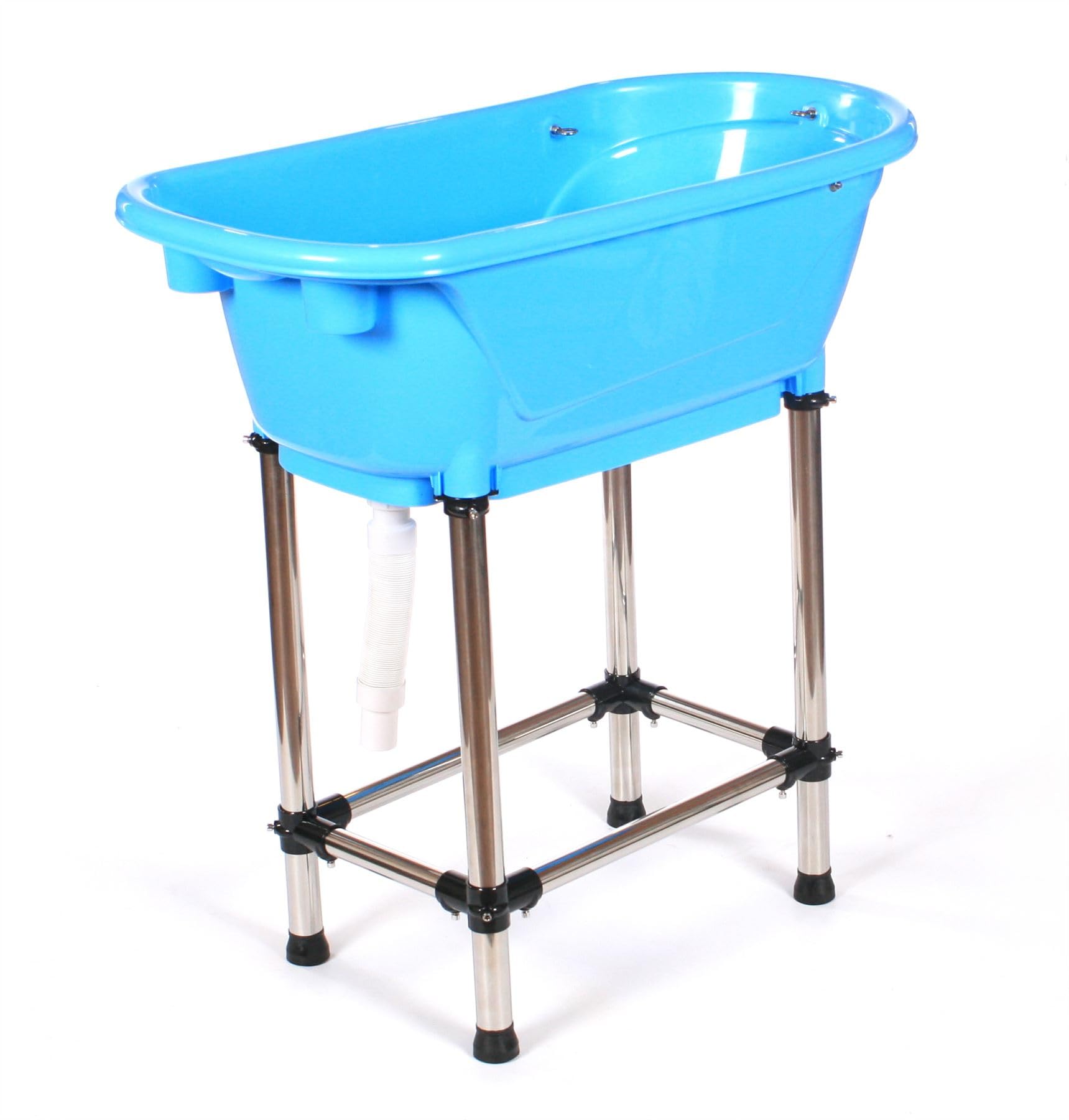 Pedigroom quality polypropylene pp plastic dog pet cat grooming bath tub bathtub blue…