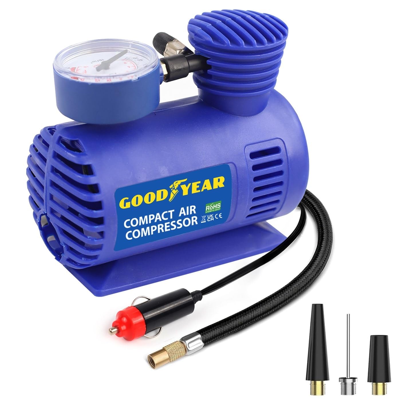 Goodyear Pro Compact Mini Air Compressor Blue 900009 GDY44929