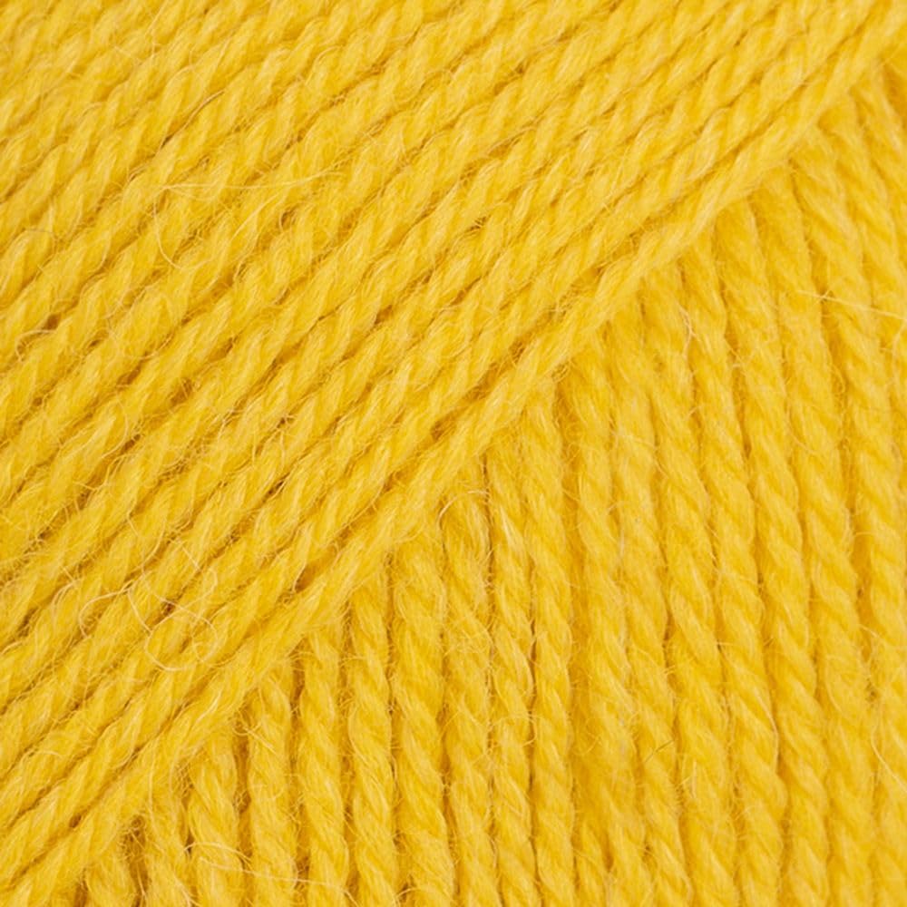 DROPS Flora 17 Mix Yellow 4 ply Alpaca and Wool Knitting and Crochet Yarn — image 1