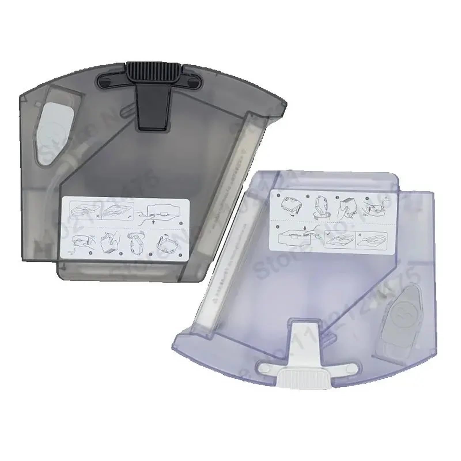 MKVAXR sweeper dust cup tray Ultron Lite Dustbin Hepa Filter Accessories, for Roborock, Q8, for Max, for Water, for Tank, Dust Box(White 1pcs)