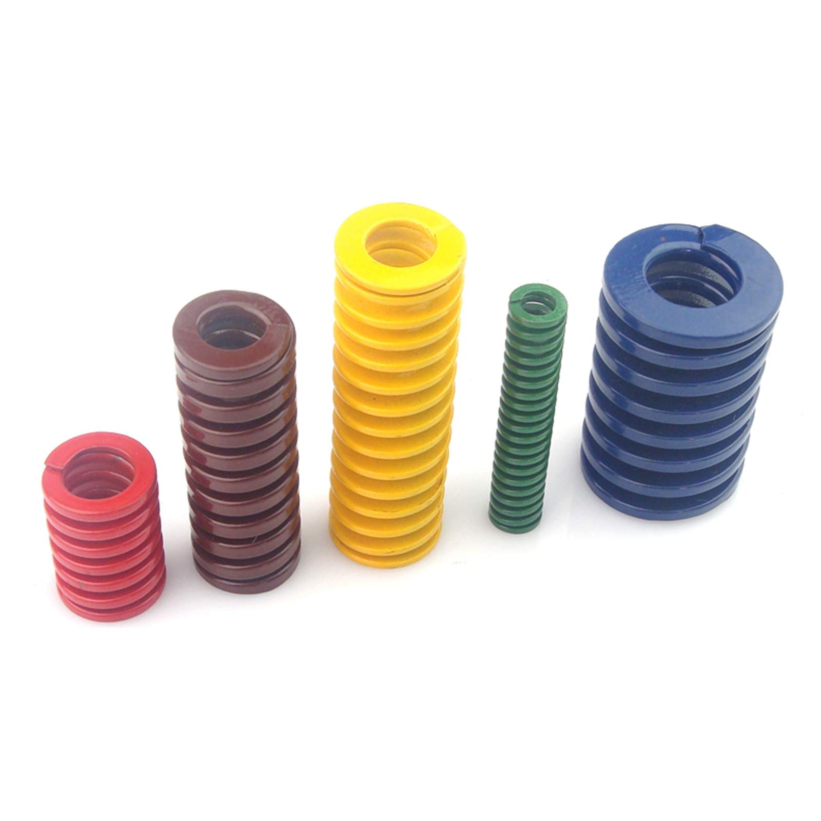 Molla di Compressione per Stampi, Verde, Acciaio 65MN, OD 25mm ID 12,5mm, Carico Pesante, 2 Pezzi, per Macchinari di Precisione Molla di Compressione per Stampi, Verde, Acciaio 65MN, OD 25mm ID 12,5mm, Carico Pesante, 2 Pezzi, per Macchinari di Precisione