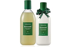 Aromatica Rosemary Scalp Scrub: Exfoliating Shampoo and Conditioner Set for Hair Growth