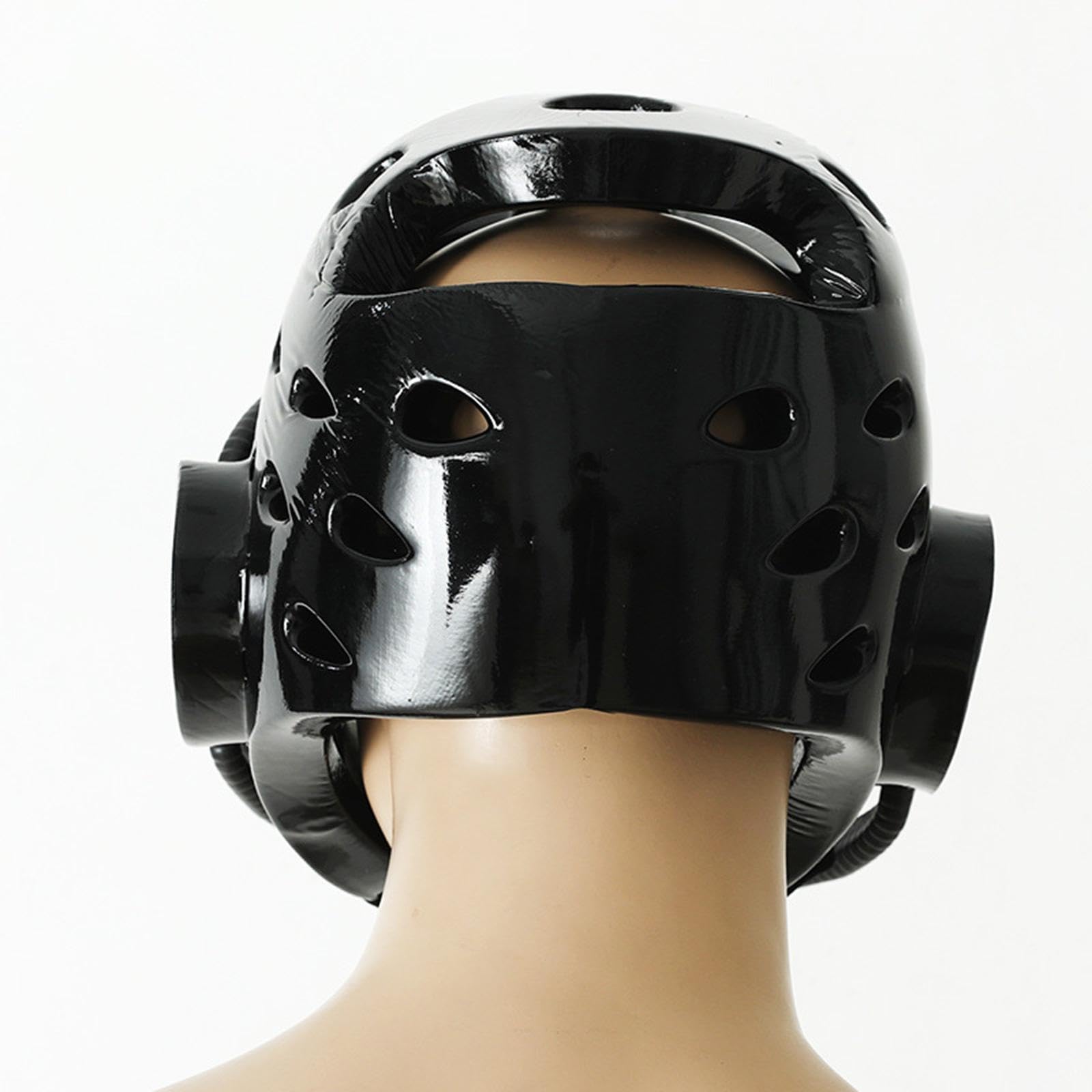 Casco de Boxeo Acolchado y cómodo, Protector Facial Completo para Entrenamiento de diversas Artes Marciales, Transpirable, para Taekwondo y Exteriores.