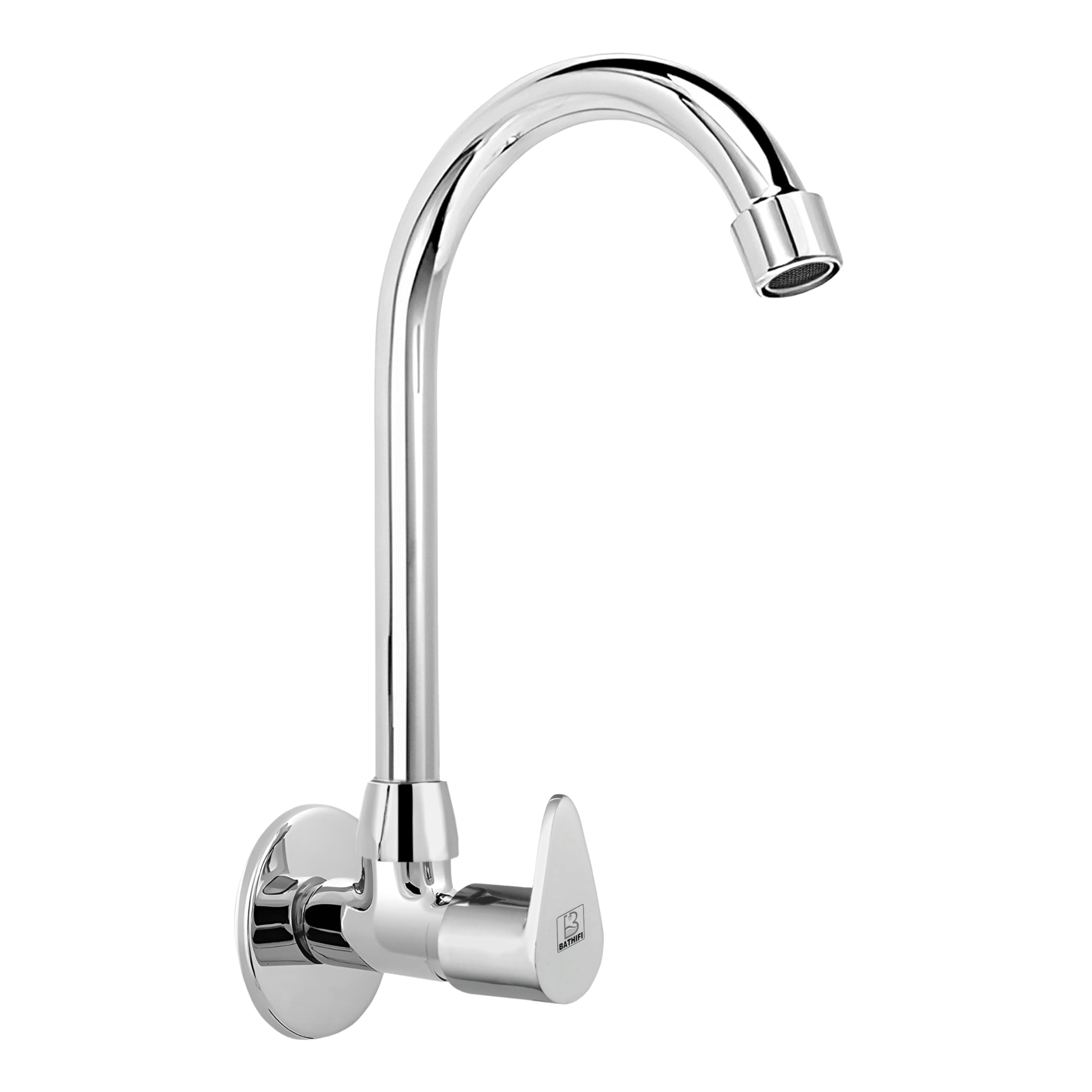 BATHIFI Zinc Wall Mounted Sink Cock Tap Chrome Plated with Wall Flange for Kitchenware (B0CM3YLCGZ) Amazon Price History, Amazon Price Tracker