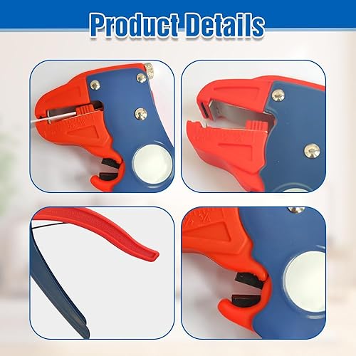 Miniatura 6 de Quick Strip 2024 - Pelacables multifuncional autoajustable, crimpador, alicates para cortador de cables, pelacables automático 2 en 1 (#A4, 1 unidad)