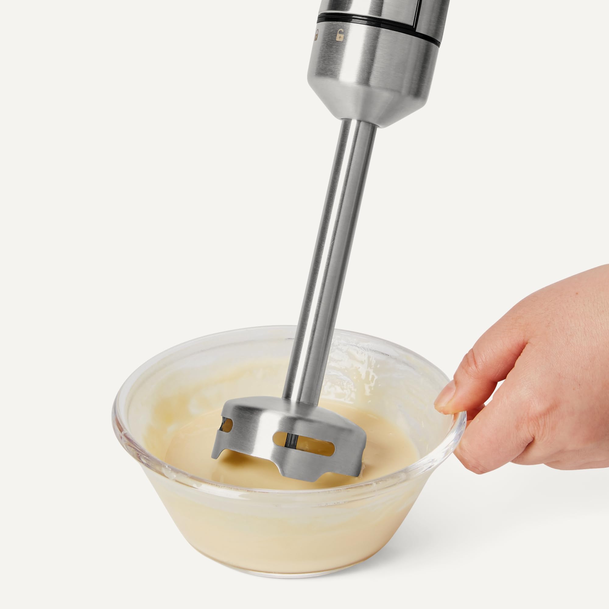 Amazon Basics Mixeur Plongeant Manuel Multivitesse, Cordon d’Alimentation Inclus, 1 000W, Argenté - 4
