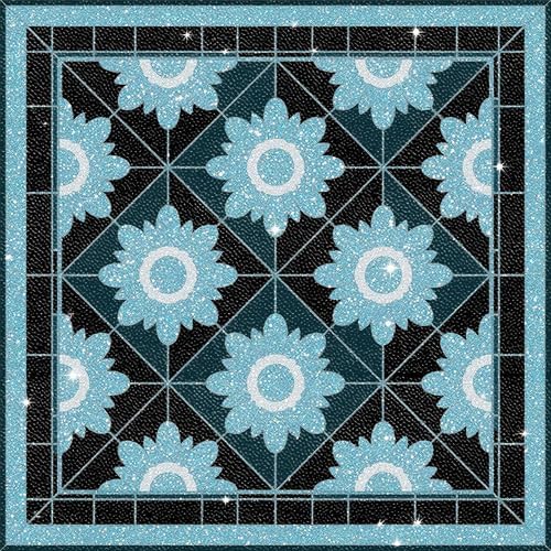 Image of Moroccan Tile Stickers | Waterproof Self Adhesive Peel & Stick Tile Decals for Kitchen Backsplash, Bathroom Wall, Floor, Furniture & Glass (6x6 Inch, Design 33)