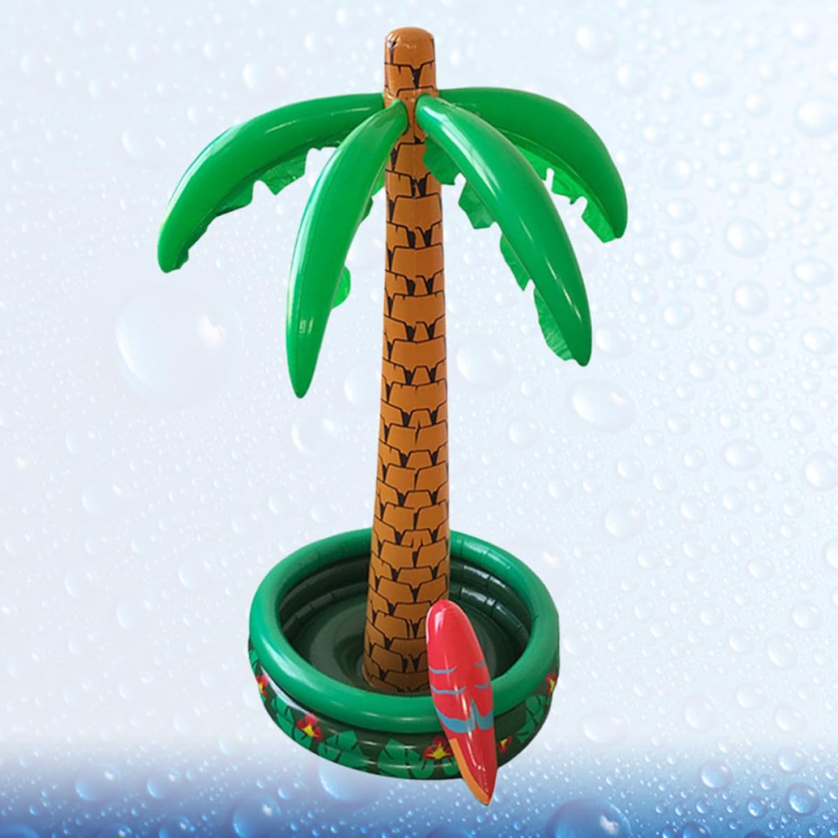 Cocotero Inflable para Fiesta, Cubo de Hielo Decorativo de PVC
