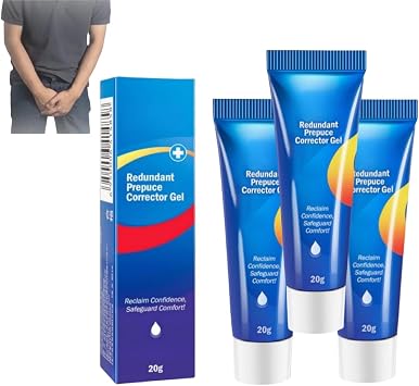 Natural Phimosis Correction Gel, Easy Recovery Safe And Painless, Male Foreskin Phimosis Correction Care Gel Phimosis Cream For Adults Fast and Gentle 3PCS