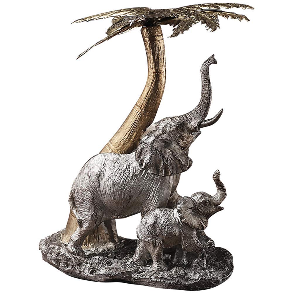 Rysunek statua Ornament żywica słoń/żyrafa rzeźba zwierząt, moda biurko do salonu pokój dziecięcy dekoracja sypialni prezent, A