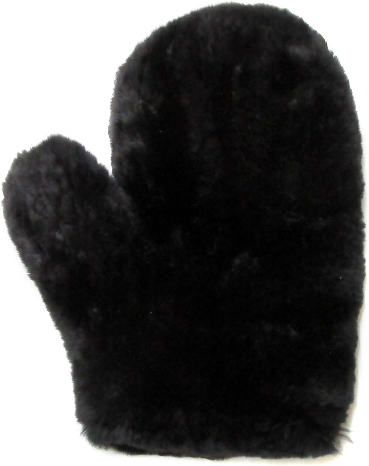 sheared beaver mittens