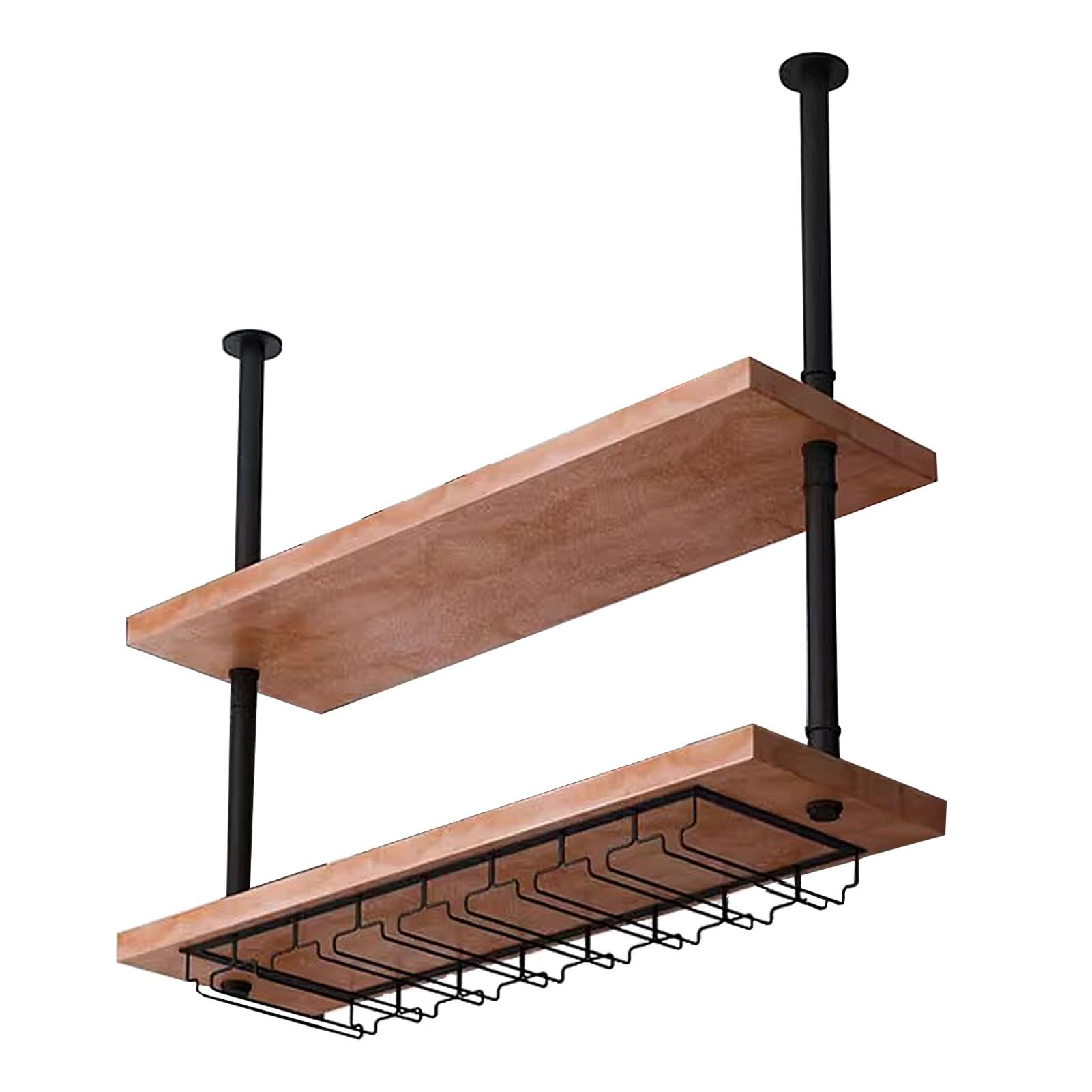 キッチン収納・ラック Round Wooden Ceiling Rack キッチン収納・ラック Round Wooden Ceiling Rack Amazon.com