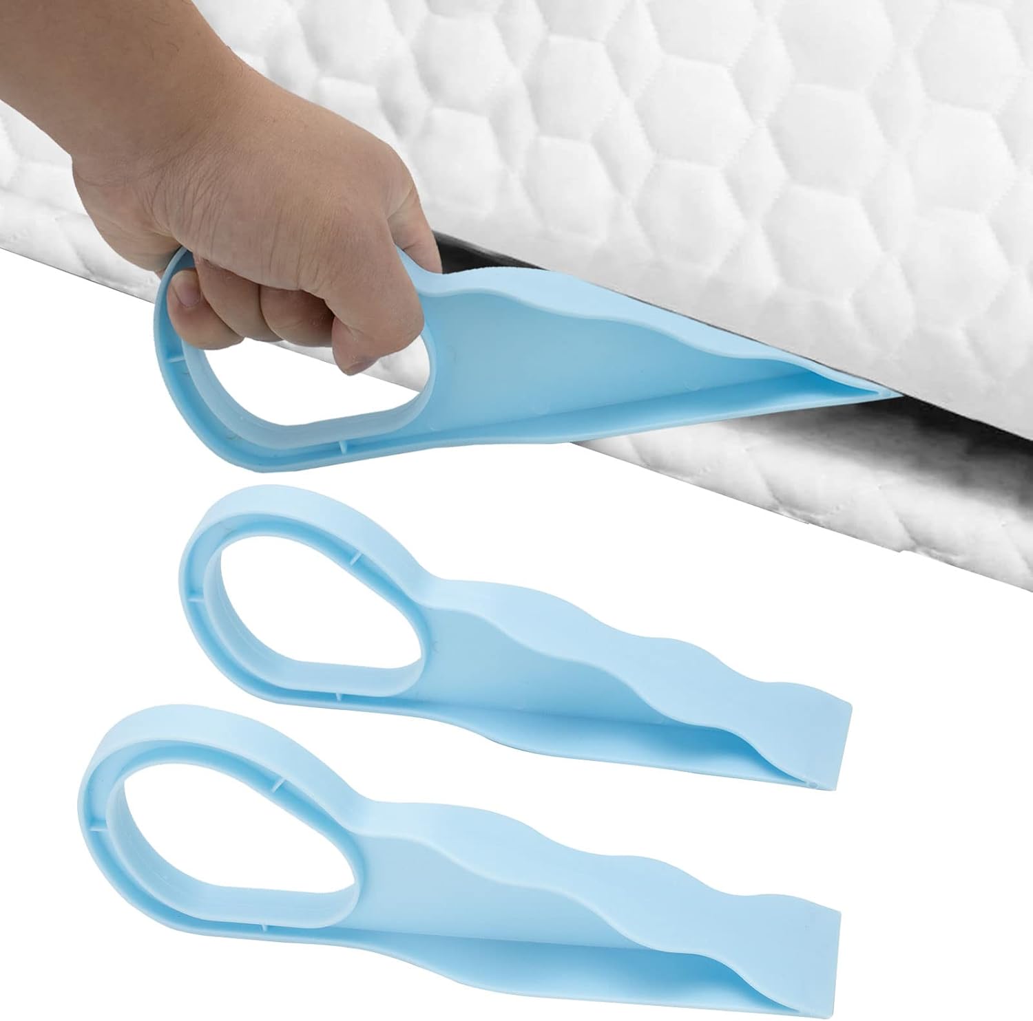 2PCS Bed Wedge Mattress Wedge Elevator, Elevate Your Sleep with Our Ergonomic Mattress Wedge