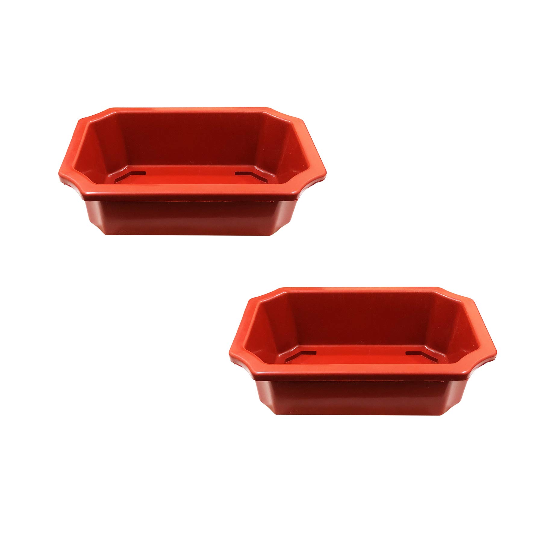 SHOPMEFAST Plastic Bonsai Tray Flower Pot, Brown, Standard, 2 Pieces (B07PGGW3N4) Amazon Price History, Amazon Price Tracker