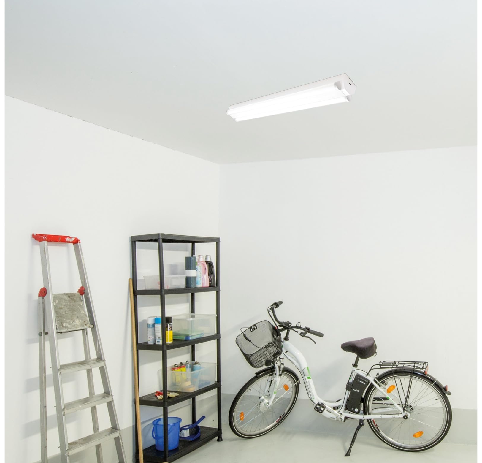 Müller-Licht LED Deckenleuchte Wandlampe Lichtleiste Basic 150cm Weiß 2 x 35W 6100lm 4000K Neutralweiß