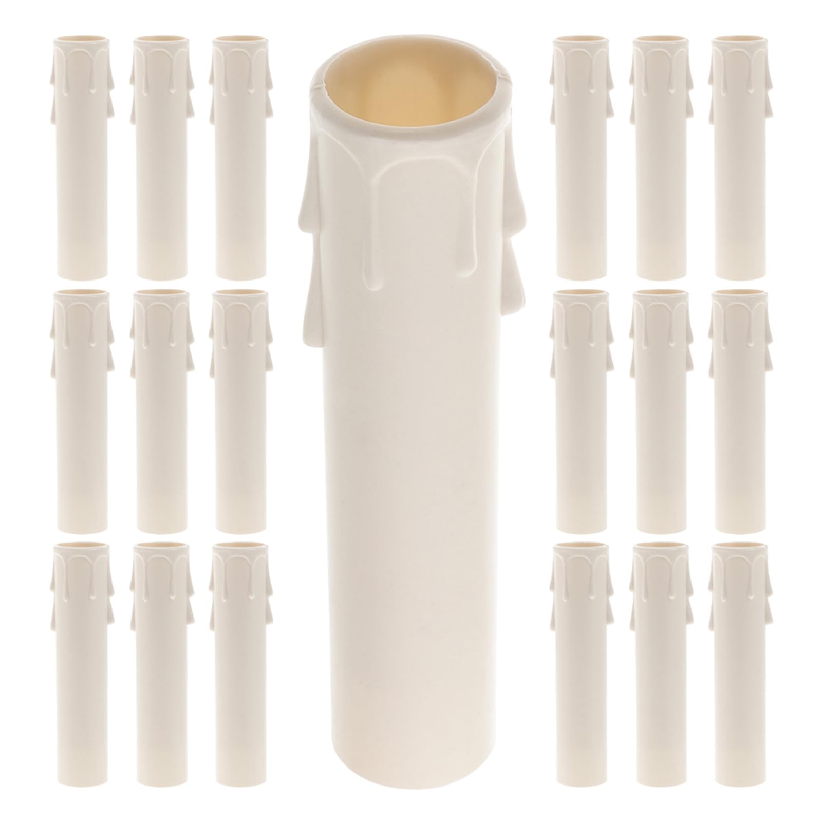 Cache-pieds pour lampes suspendues plastique blanc anti-jaunissement