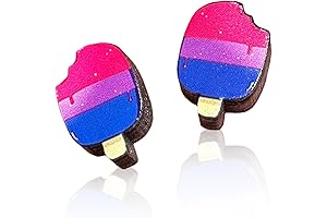 Bisexual Pride Flag Stud Earrings: Display Your Pride with Style