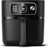 Philips Airfryer Combi Série 7000 - Air Fryer 8.3L, 22-en-1, connecté, Technologie RapidAir, jusqu'à 90% de matières grasses en moins, Application HomeID, coloris Noir (HD9876/90) - 1