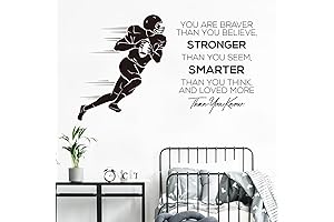 Inspiring Football Wall Decals for Boys' Bedrooms