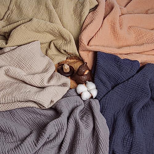 Lulu Moon Muslin Quilt Blanket, Crib Blanket For Baby And Toddler,47X47 Inches thumb #1
