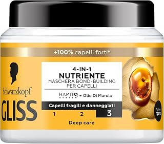 Schwarzkopf Gliss 4 in 1 Nourishing Hair Mask, 400 ml