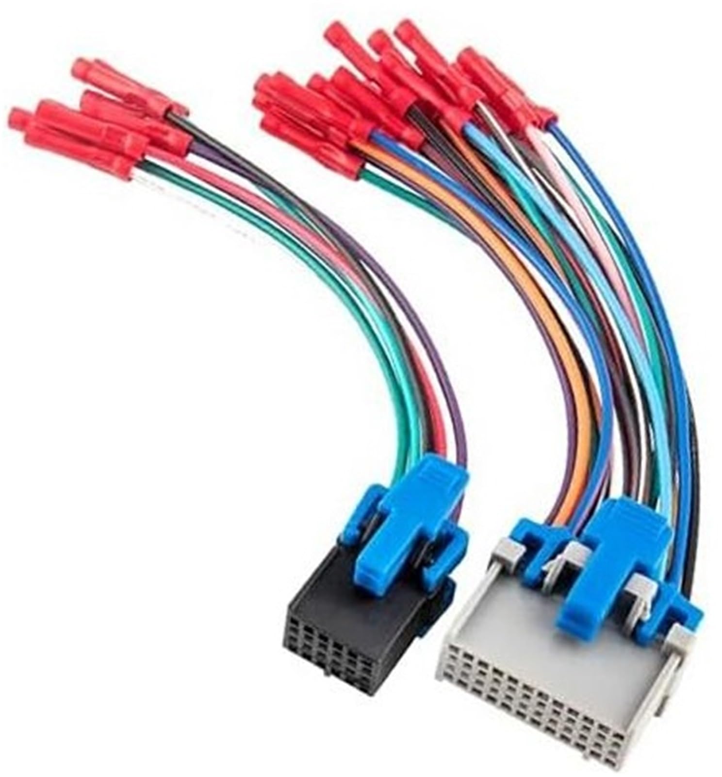 Kabel adaptera samochodowego radia, Pexorin Wiązka przewodów radia samochodowego OE do tyłu, do modeli GM z lat 2002-2007, GMC Sierra, Chevy, Silverado, Buick, Cadillac, Pontiac Zamień przewód radia f