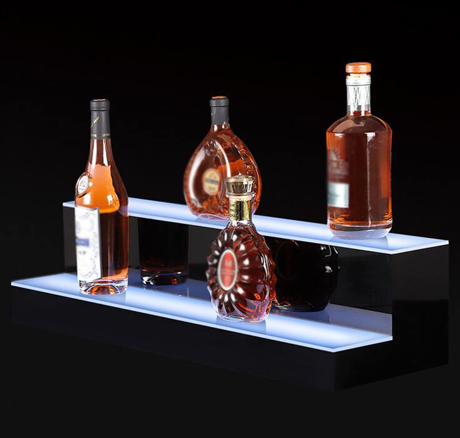 Amazon｜バー酒ボトルディスプレイ Led 発光ボトルホルダー多機能