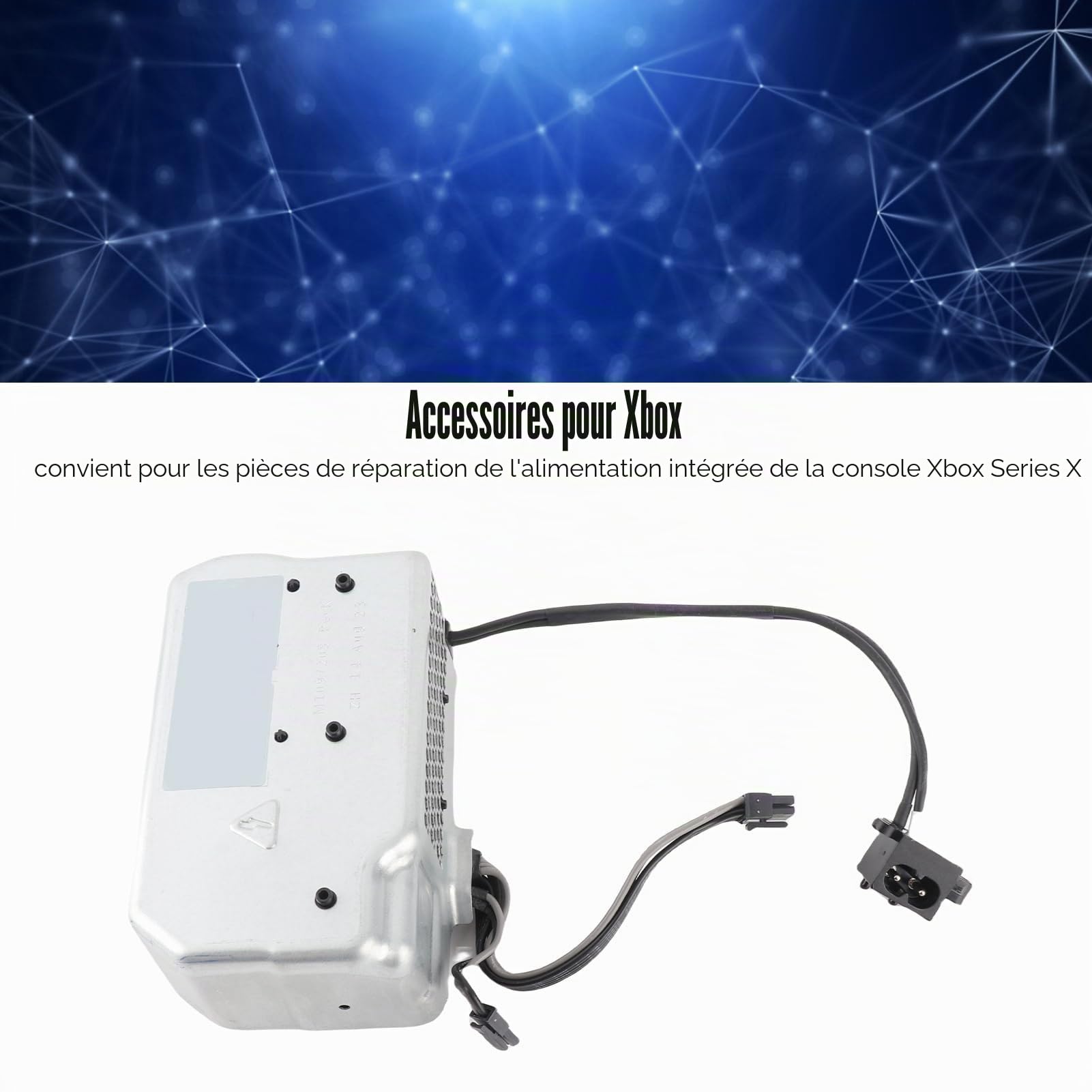 pour Alimentation Series X, Adaptateur Secteur pour Series X, Remplacement de L'alimentation Interne pour Console de Jeu Series X, Bloc d'alimentation pour Series X, AC