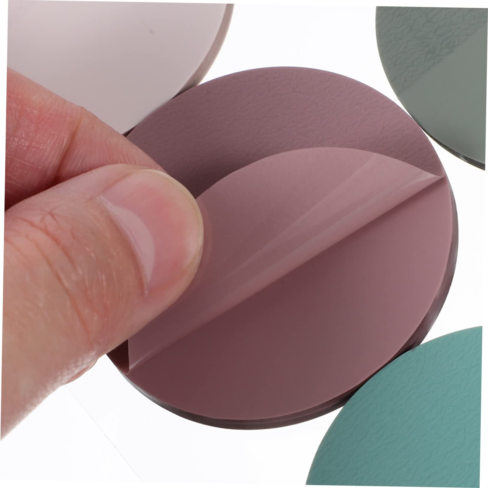 Sticky Tab Notes Rotonde Trasparenti 1200 Fogli Pet Writable