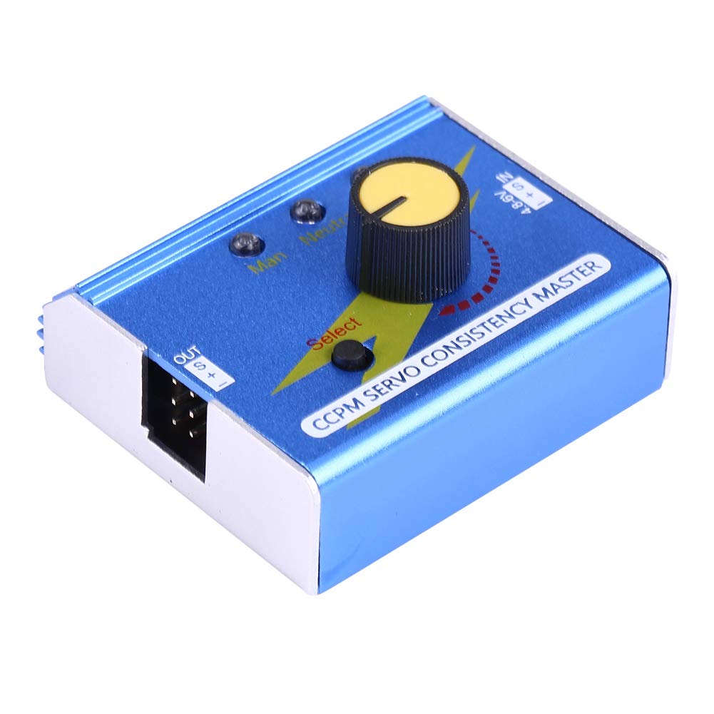 Servo Tester, Tester di Servo RC, Digital Multi ECS, CCPM Consistency Master Checker per RC Elicottero Auto Barca