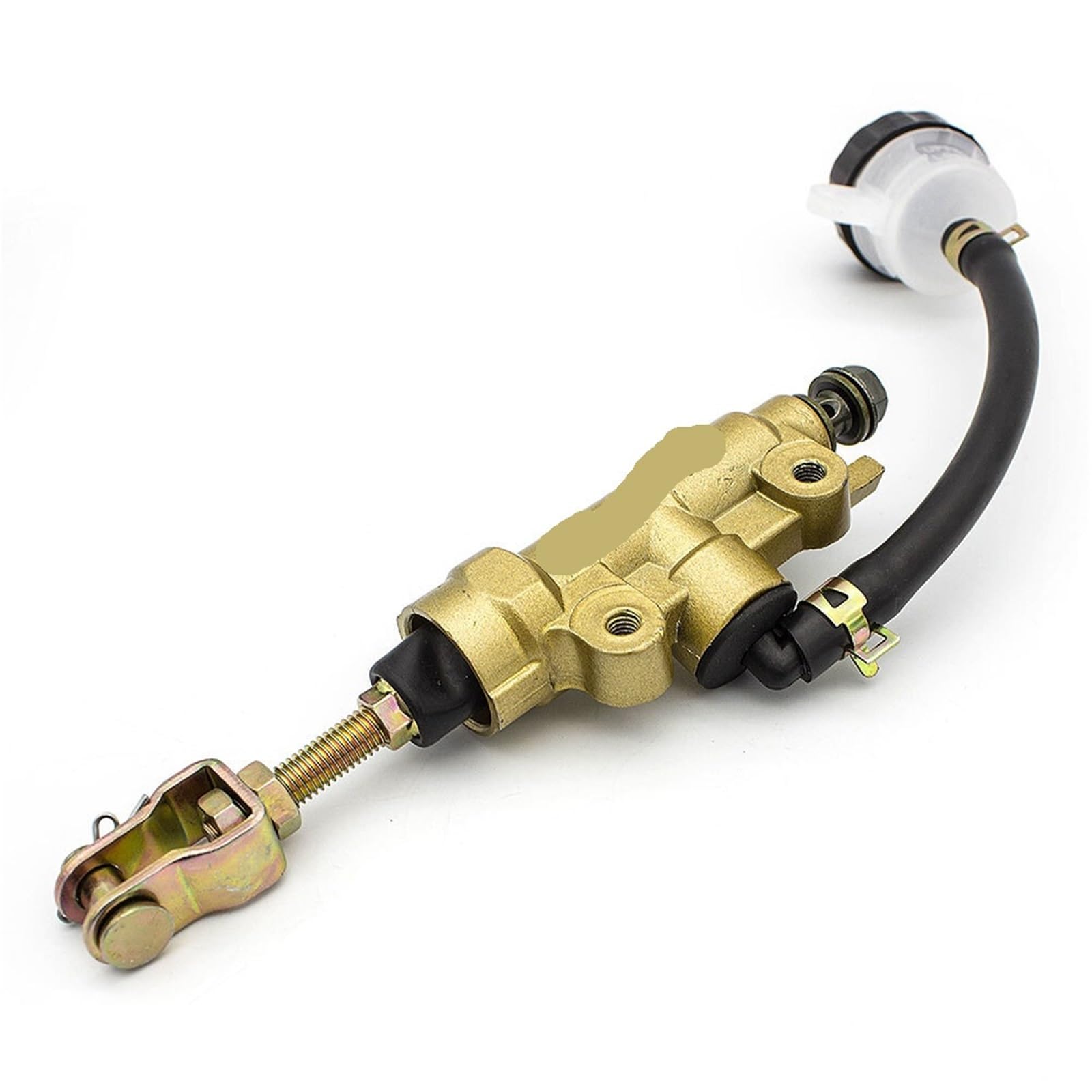 APSHDNCU Forward Brake Pump Fit for Kawasaki Motorcycle Rear Brake Master Cylinder Pump Foot Hydraulic(Gold)