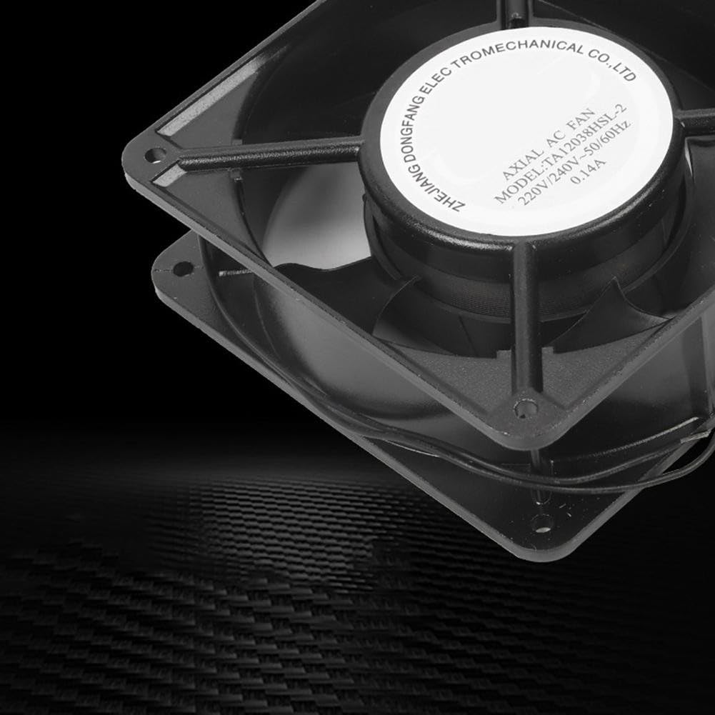 Ventilatore assiale per cassetta del camino inseribile, ad alta temperatura, lame metalliche, ventola di raffreddamento del forno della lama del metallo