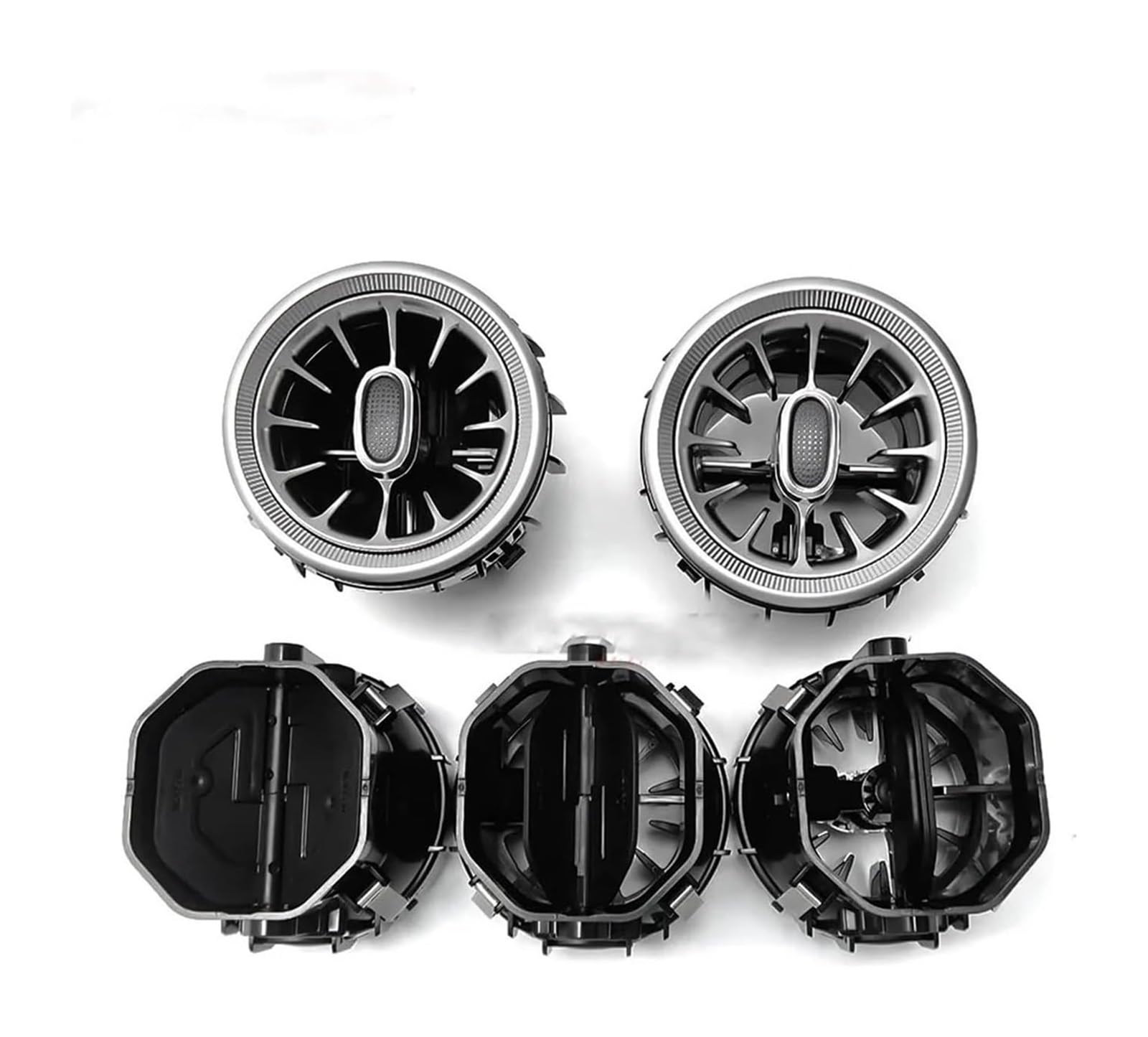 Kratka wylotowa AC do samochodu Benz do Vito W447 dla klasy V V220 V250d 2014-2023 samochodowa przednia deska rozdzielcza LED klimatyzacja odpowietrznik kratka AC
