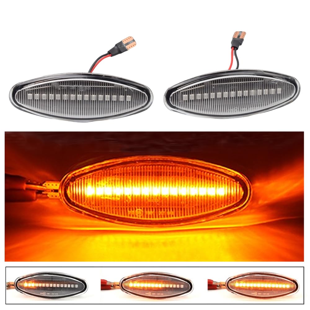 DC12V LED Indicatore Di Direzione Indicatore Laterale Lampada