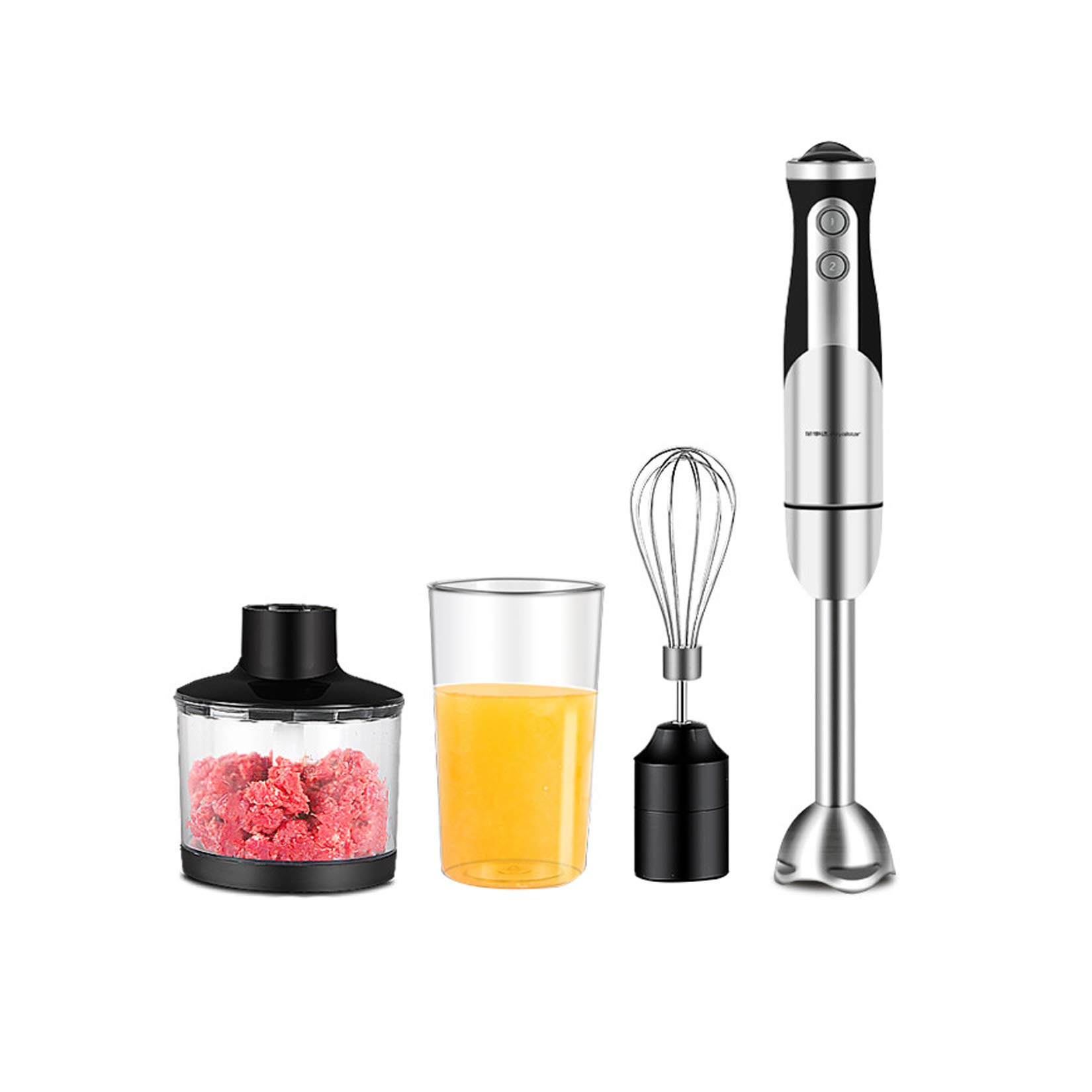 Batidora batidora de huevos, batidora de mano, batidora rápida, recipiente de 600 ml, batidor de huevos for puré de alimentos infantiles, batidos, salsas y sopas, extraíble for limpieza (tamaño: cinco
