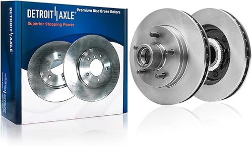 Miniatura 20 de Detroit Axle - Rotores de freno delanteros prémium de 13.97 pulgadas para Shelby GT500 2007-2012 - [3/21/2010-2012 Ford Mustang con frenos Brembo]