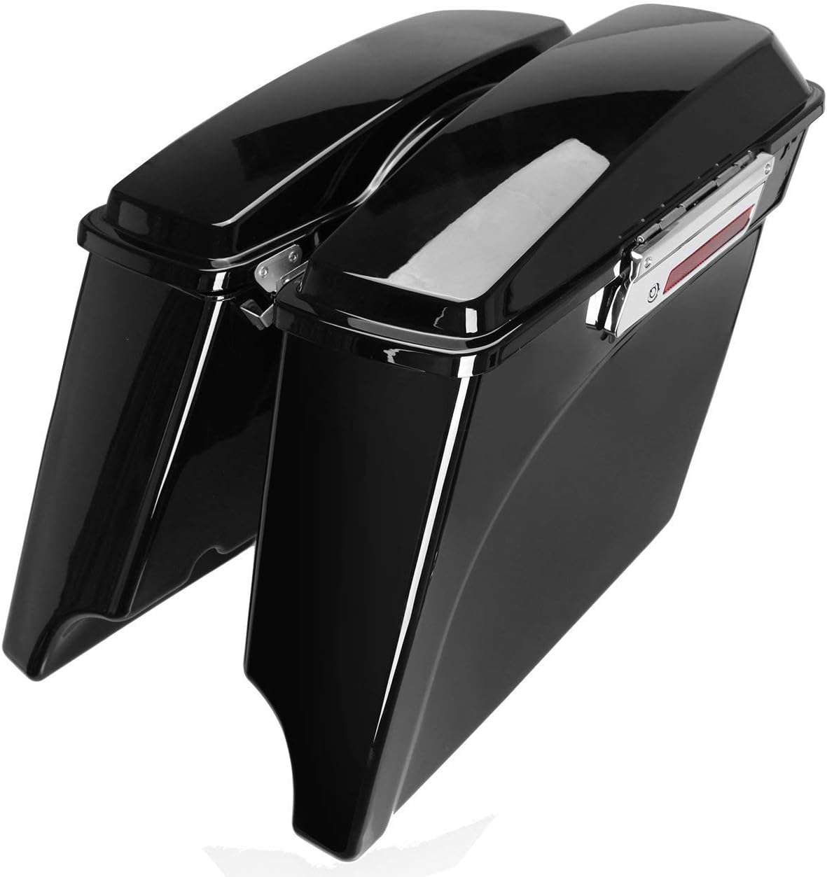 AMB 4" Complete Stretched Extended Painted Saddlebags for Harley Touring Road Glide, Road King, Ultra, Street Glide, Electra Glide 1993-2013
