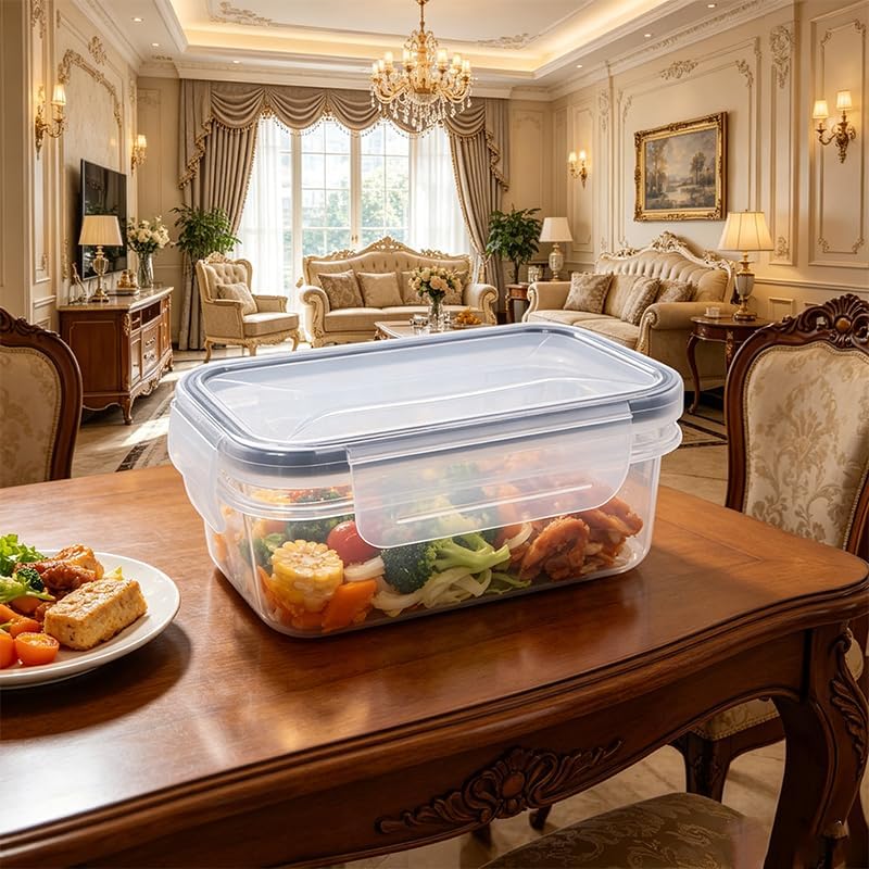 1pc Multifunctional Leak Proof Storage Container with Secure Sealing Design