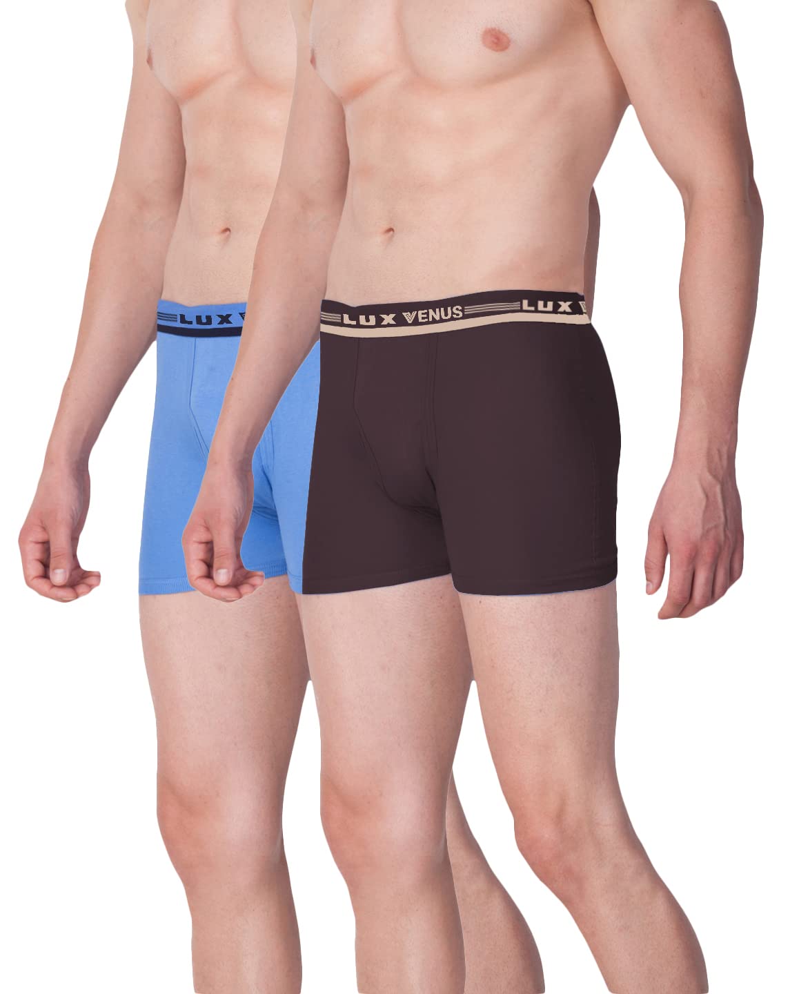 lux venus Men's Cotton Classic Modern Solid Trunks-picture-17