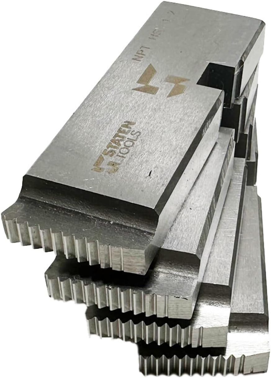 NPT Universal 47745 1/2"-3/4" HS Hardened steel Pipe Dies fits RIDGID 811, 811A, 815A Die Head