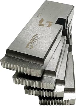 47745 NPT Pipe Dies 1/2 to 3/4 In for Ridgid 811A | Hardened steel; fits Ridgid 811, 811A and 815A die heads