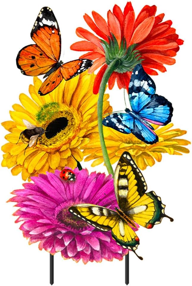 Briarwood Lane Ladybugs and Sunflowers Metal Art