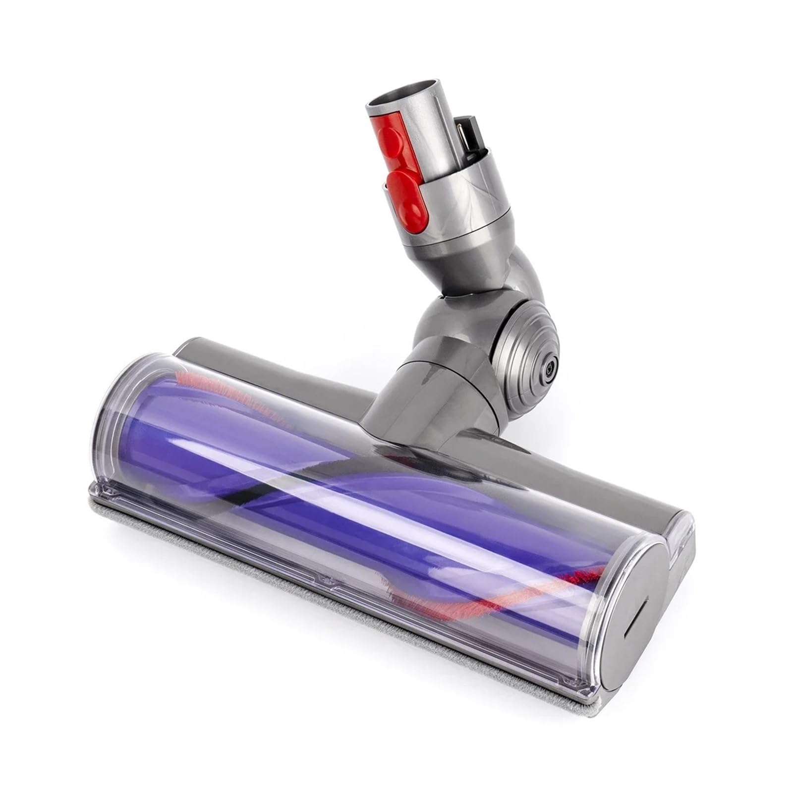 Spazzola direct drive, compatibile con Dyson, V7 V8 V10 V11 | Accessorio elettrico per pavimenti, V15, ABS nylon fibra di carbonio, rotazione 120°/180°